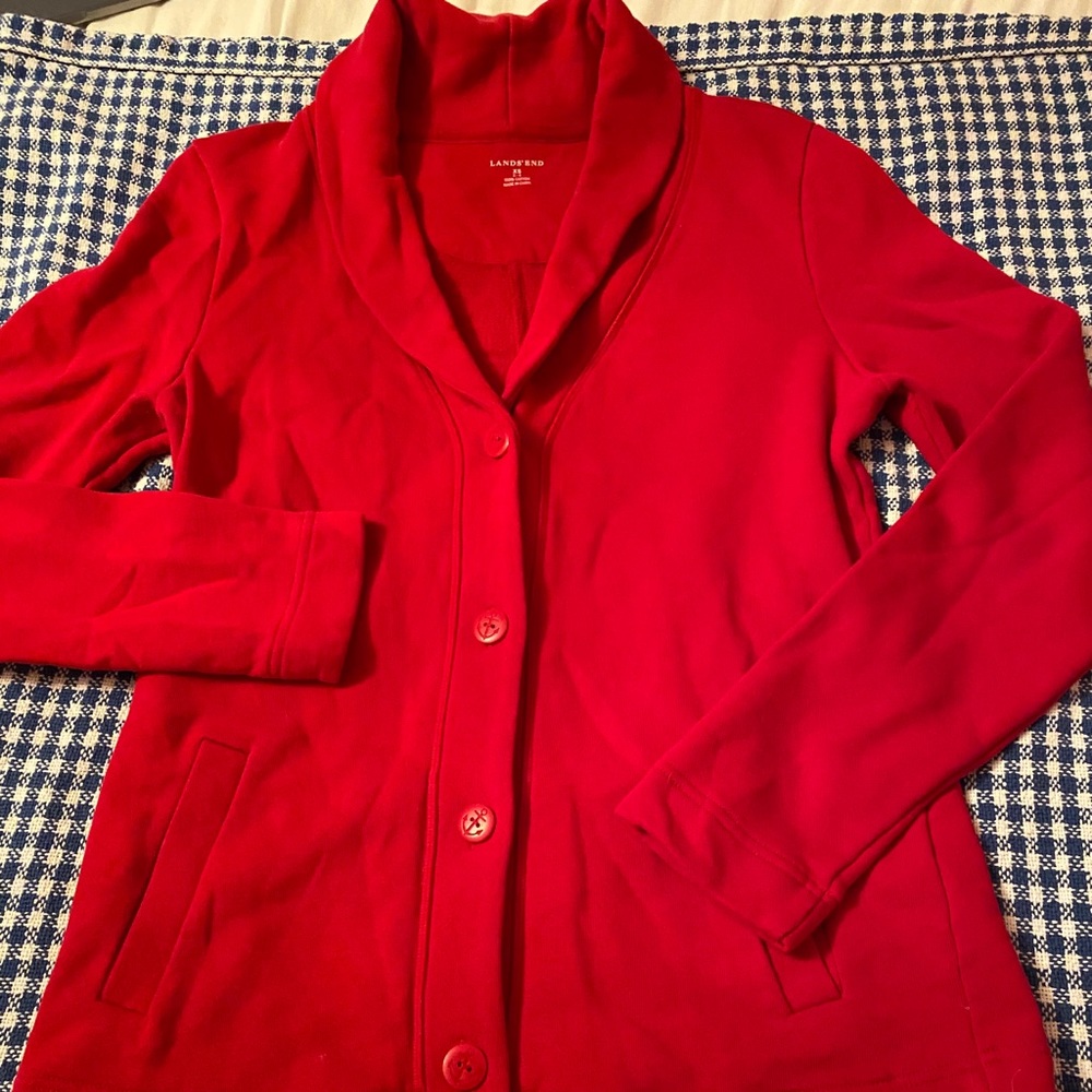 Lands’ End Knit Blazer - Comfy!